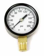 200 PSI Fuel Oil Pressure Gauge